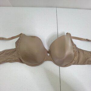 Curvy Studio Bra 42DD Nude Beige Tan T Shirt Lace‎ Everyday Plus Size
